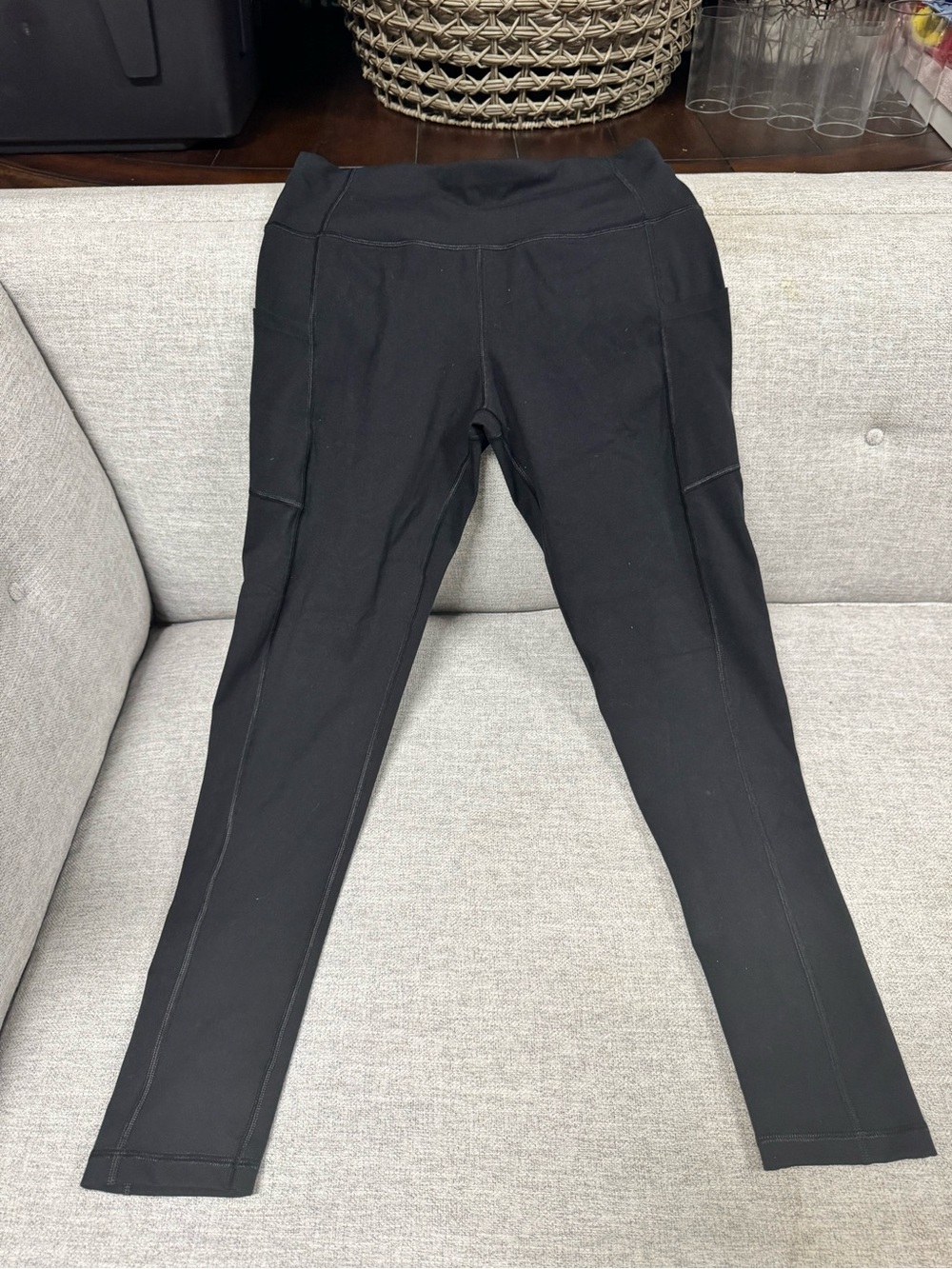 High-Rise Black Performance Leggings